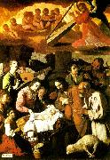 Francisco de Zurbaran the shepherds, worship oil painting